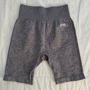 AYBL Heather Grey Biker Shorts